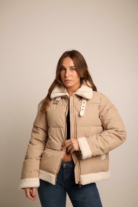 Campera GOYENECHE Puffer c/ corderito (ru78302) - comprar online