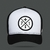 Trucker Black White