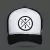 Trucker Black White
