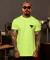 Camiseta Basic Metal Verde Neon