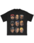 Camiseta Oversized Rappers Face