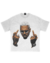 Camiseta Oversized Chris Brown Big Face na internet