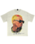 Camiseta Oversized Chris Brown 5.0 na internet