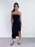 Vestido Tomara que Caia Midi Canelado - loja online
