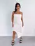 Vestido Tomara que Caia Midi Canelado - comprar online