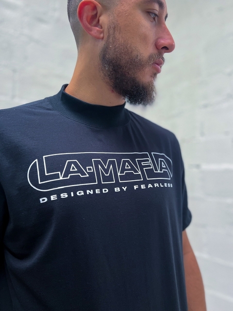 Camiseta La Mafia Gola 25804 Preto