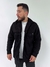 Jaqueta Jeans Preta com Pelo na Parte Superior Dgn - Reistilo Loja de Roupas e Acessórios Masculino e Feminino