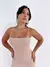 Vestido Tomara que Caia Midi Canelado na internet