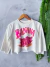Cropped de Malha Off Banana - comprar online