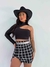 Cropped Uma Manga Gola com Bojo - Reistilo Loja de Roupas e Acessórios Masculino e Feminino