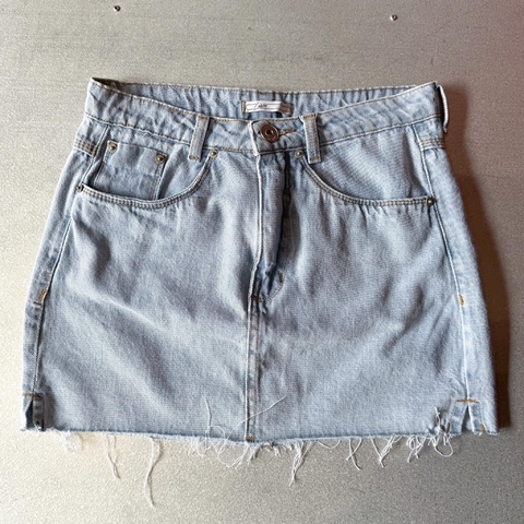Saia Jeans Curta Basica - comprar online
