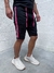 Bermuda Preta Cadarço Rosa Lateral - comprar online