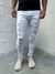Calça Jeans Branca Destroyed