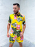 Conjunto Floral Amarelo Botão Lm22