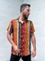 Camisa de Botão Estampa Listrada Reistilo