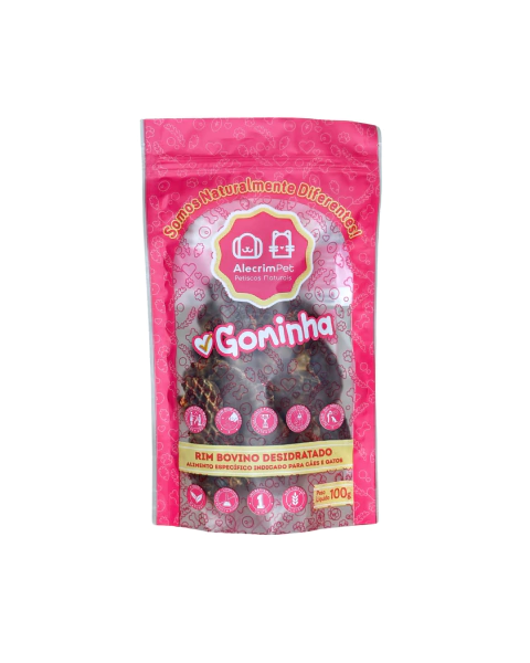 Petisco Natural para Cães e Gatos - Gominha (Rim Bovino) 100g - comprar online