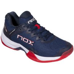 Imagem do Tênis Padel ML10 HEXA | NOX - Azul-Marinho / Vermelho
