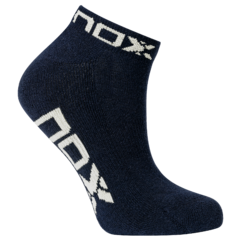Meia Para Padel Cano Curto | NOX Azul-marinho - Branco