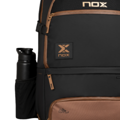 Mochila Raqueteira Luxury Open Series 2024 | NOX - Preto / Marrom