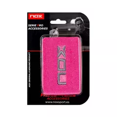 Munhequeira Beach Tennis e Padel Algodão c/ 2 unidades | NOX - Rosa