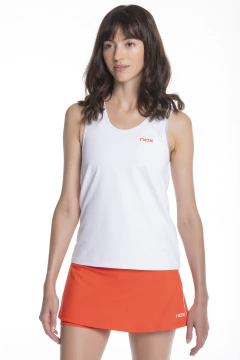 Camiseta Regata Esportiva Feminina TEAM | NOX - Branca
