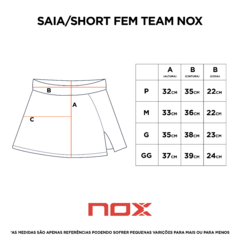 Saia Esportiva Feminina TEAM | NOX - Branca na internet
