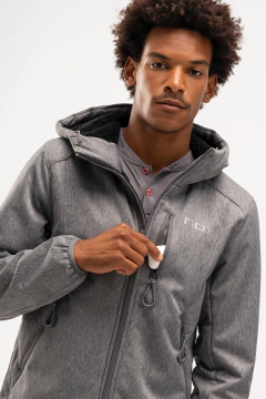 Jaqueta Softshell Masculina PRO | NOX - Cinza - loja online