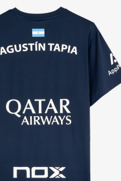 Camisa Esportiva Masculina Sponsors AT10 | NOX - Azul Marinho by Agustín Tapia - loja online