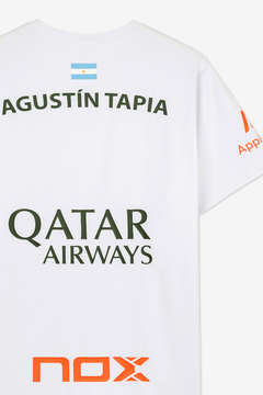 Camisa Esportiva Masculina Sponsors AT10 | NOX - Branco by Agustín Tapia - loja online
