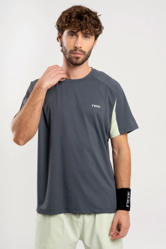 Camisa Esportiva Masculina PRO | NOX - Cinza Carvão