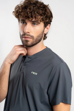 Camisa Polo Esportiva Masculina PRO | NOX - Cinza Carvão na internet