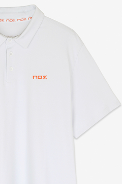 Camisa Polo Esportiva Masculina TEAM | NOX - Branco - NOX SPORT Brasil - Raquetes de Padel e Beach Tennis. Acessórios, Raqueteiras e Roupas para Padel e Beach Tennis.
