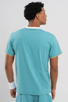 Camisa Polo Esportiva Masculina Padel e Beach Tennis NOX Turquesa - loja online