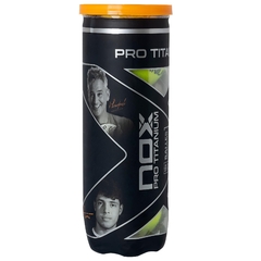Tubo de 3 Bolas de Padel PRO TITANIUM | NOX - comprar online