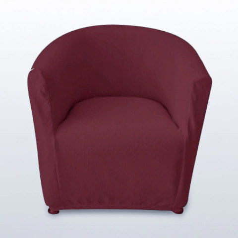 Capa Poltrona Chester - Bordô na internet