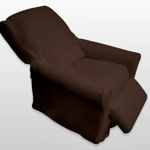 Capa Poltrona Do Papai Com Pé - Marrom Escuro na internet