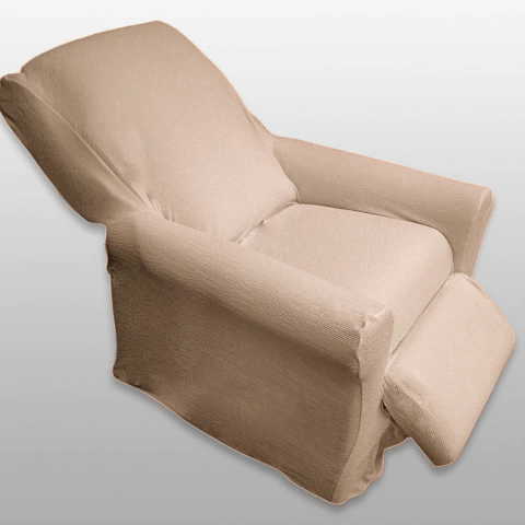 Capa Poltrona Do Papai Com Pé - Bege - comprar online