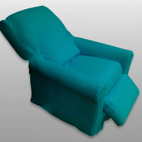 Capa Poltrona Do Papai Com Pé - Verde Azulado - comprar online