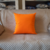 Capa de Almofada em tecido Sarja (Laranja) - Empório das Capas: a loja perfeita para decorar sofás, poltronas e cadeiras com estilo!