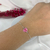 PULSEIRA DE CORAÇÃO ROSA RESINADO EM PRATA 925 na internet