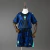 Conjunto Infantil Brasil Away Copa do Mundo 2026 - Azul