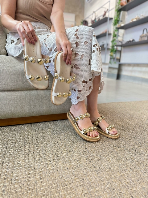 Papete Feminina Perolas - comprar online