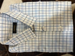 CAMISA MASCULINA AZUL XADREZ- PAMPA SUL - comprar online