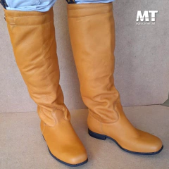 BOTA MASCULINA SOLADO PNEU COR WHISKI OLEO/SHALINE