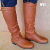 BOTA MASCULINA GEL TRADICIONAL SHALINE - CAFÉ
