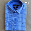 CAMISA AZUL QUADRICULADA PAMPA SUL - (PS2122F)