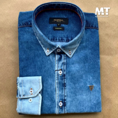 CAMISA MASCULINA JEANS/PAMPA SUL (LPS110/21I)