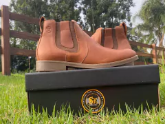 BOTINA GEL BICO REDONDO C/ELÁSTICO - SHALINE - comprar online