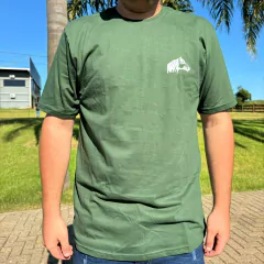 CAMISETA ESTAMPADA CAVALO CRIOLO VERDE - PÁTRIA PAMPA na internet