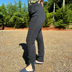 BOMBACHA FEMININA CAMPEIRA COM FAVOS - PAMPA SUL - GRAFITE